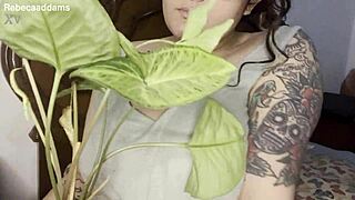 hello to this big natural tit wiggle display