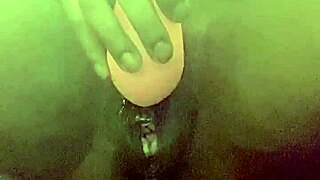 close-up milf squirt with wet toys in homemade pov