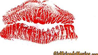 Horny stepmom licks and fingers teen in lesbian oral action