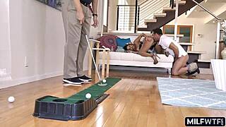 Hey, check out this Latina cougar in action.