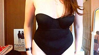 Italian Slut Shows Off Wonderful Pee And Squirting In European Striptease Orgasm