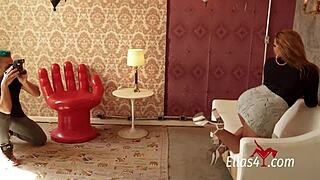 Ellas4 Com Shows Modelo Giving Handjob to Big Cock with Mature Milf Action.