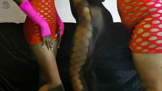 school is out, girl gone bad... pt 3 with ebony couple banging in shaved pussy gangbang