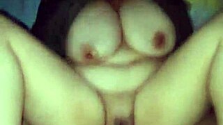 I experience hard sex with beautiful latina milf boasting huge natural tits in missionary position