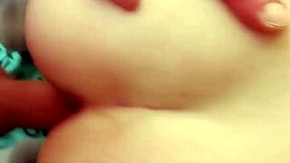 Amateur milf gets fucked hard in doggystyle pov with shaved pussy and intense orgasm