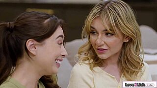 wtf are you licking my busty milf stepmom's ass for behind my back