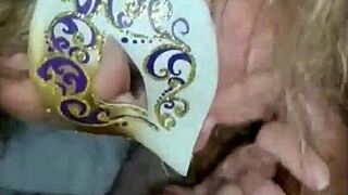 My woman gives me a blowjob ending with a facial cumshot.