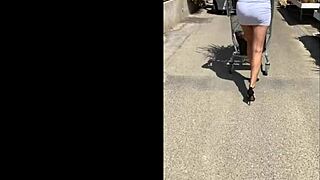 Zia Lilly Da Viridea European Milf In Outdoor Public Scene With Italian Heels And Shoes