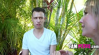 Buying her young step nephew's loyalty by fucking him in bikini.