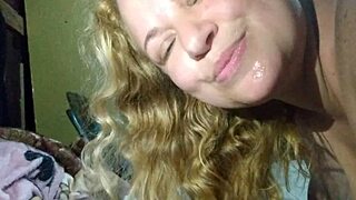 melissa alecxander, the blonde milf with big tits, takes big black cock for interracial creampie action