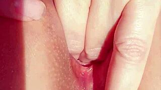 bold mature wife flashing shaved pussy and fingering in panties