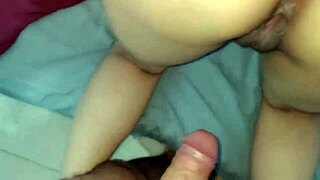 la hijastra endures the padrastro's advances on her big ass and natural tits