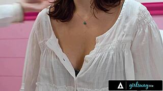 Why Does Pretty Dharma Jones Get Breast Exam From Busty Doctor Milf Lexi Luna At Hospital?