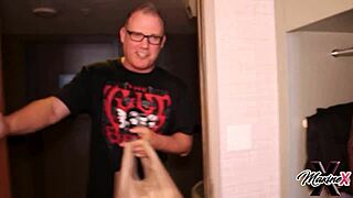 Tommy Utah delivered feet to Maxine X without a tip, leading him to fuck her passionately.