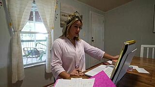 My step-mom needs a co-star with big tits blowjob in cowgirl riding doggystyle.