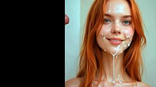 hardcore sucking and fucking with cum in mouth during mature milf massage session