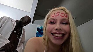 Dialogic student passed medicine exam and got professor's dick in her ass with full piss drink on red