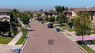 Why does Anna Kolba let neighbors freeuse her in this wild threesome with cougars?