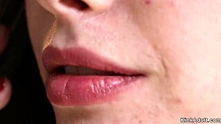 Subtle Brunette Teel Lesbian Anal Fists Stepmom In Bondage