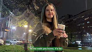 Are you sure your boyfriend wouldn't mind this? Comatozze takes fan for big cock creampie in bedroom with curvy milf riding.