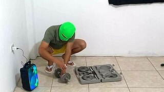 oy CUMPLIRE mi gran FANTASIA watching my hijastro in gym aerobics