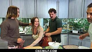 I just love having all the most important men in my life under one roof freeusing me with blowjobs and doggystyle in this hardcore group session.