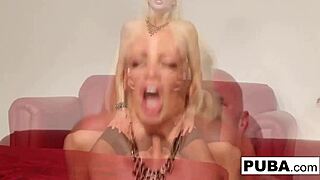 Blonde Russian Milf Nikita Von James Sucks And Fucks Big Cock Before Swallowing Cum In Hardcore Action