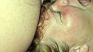 Milf engages in sucking a hard cock with focused intensity