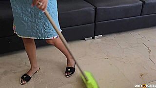 I watch my employee fuck the maid then we do a threesome in the bedroom