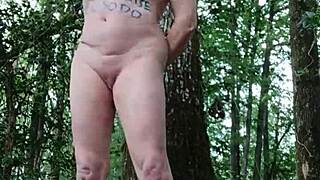 Female Slave Conducts Humiliating Self-Bondage Session In Outdoor Forest With Flashing And Exhibitionist Acts On July 16, 2024