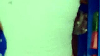 Amateur hides in storage for intimate standing sex, but what if someone catches that sensual natural tits moment?