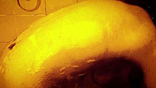 Wow, check out this sexy slow mo shower with horny milf massaging her wet tits and nipples!