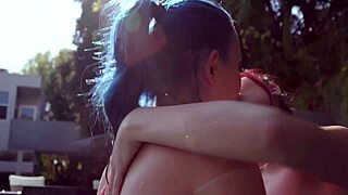 provocative asian stepmom dives back in for more lesbian action?