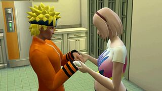 Anal Action! Hinata Porn Cap4 Naruto Talks To Sakura In Kitchen For Fucking Advice And Pounds Her Hard Like Hinata!