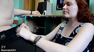 At The End Of The Day Hubby Needs Relief With His Wifes Mouth For Cum In Mouth!