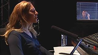 Lauren Phoenix swallows cum after hardcore lingerie sex