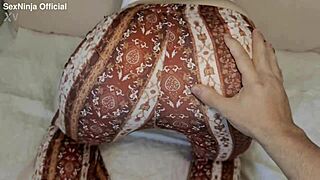 Help, step-mom's stuck making my bed and now we're fucking wildly!