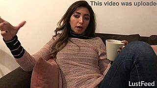 Adorable Mexican Girlfriend Frida Sante Hints at Homemade Cowgirl and Doggystyle Sex Tape