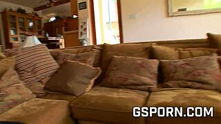 cuckold watches his girlfriend getting fucked hard in sexy lingerie doggystyle