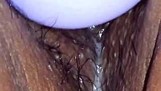 Latina Wife's Juicy Wet Pussy Lips Spread In Bent Over Doggystyle For Christmas Creampie