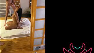 Intense Cumshot On Natural Tits Leaves Me Breathless After Bareback Blowjob And Facial