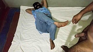 Indian College Couple Engages In Teasing Blowjob And Creampie Sex