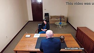 Principal Samples Mature Teacher's Juicy Pussy