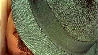 I watch chienne marie esclave quartus suck three queues in amateur French milf blowjob with cum in mouth