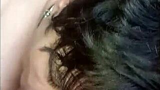 I watch chienne marie esclave quartus suck three queues in amateur French milf blowjob with cum in mouth