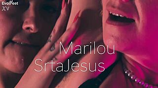 are these two queens just teasing with feet licks hairy armpits and wet pussy play?