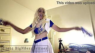 Why Crave This Big Sexy Britney Cheerleader Giving Blowjob and Anal in Cosplay?