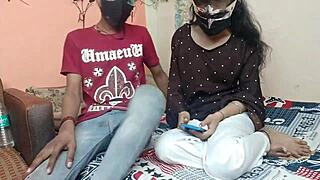 Desi Bhabhi Sleeps Soundly Until Devar Wakes Her for Cowgirl Riding and Creampie Sex