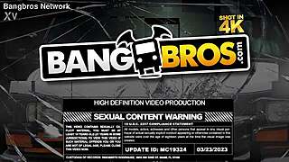 Monster cock boldly stretches tight yoga instructor pussy