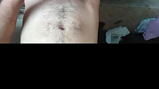 Curvy mature latina bends over in bedroom for doggystyle pounding and takes cum on her big ass.